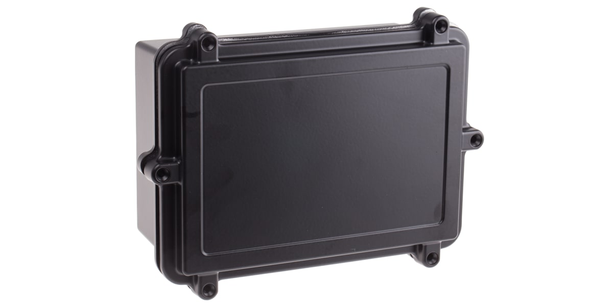 Product image for Shielded box, IP67, 202x142x80mm, black