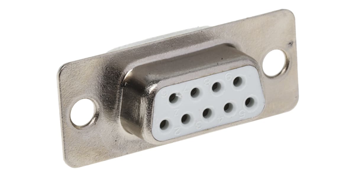 Product image for 9 WAY FEMALE D-SUB SOLDER CONNECTOR