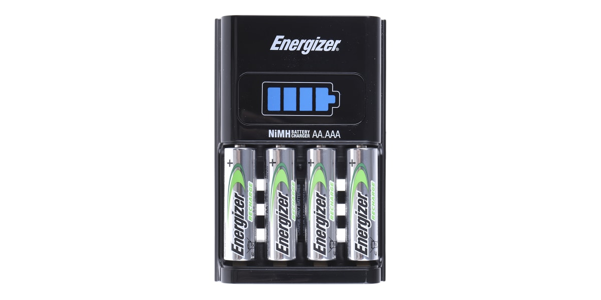 Energizer NiMH Battery Charger 4 AA and 2 AAA Rechargeable