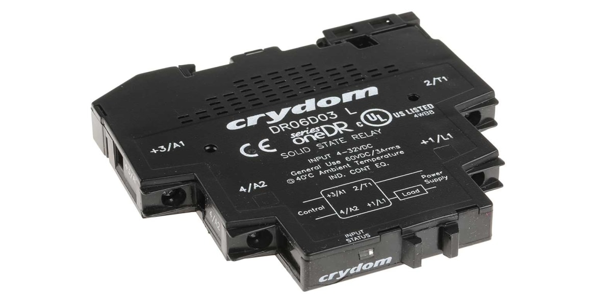 Product image for 60VDC/3A,4-32VDC IN,11MM,DR SSR