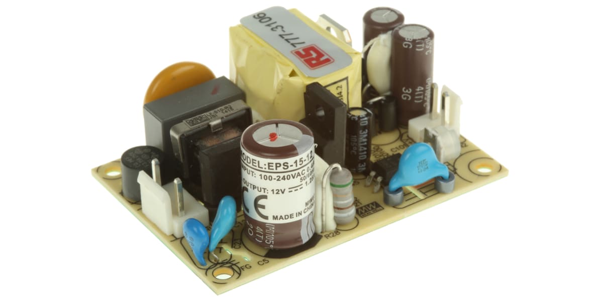 Product image for Power Supply Switch Mode Open Frame 12V