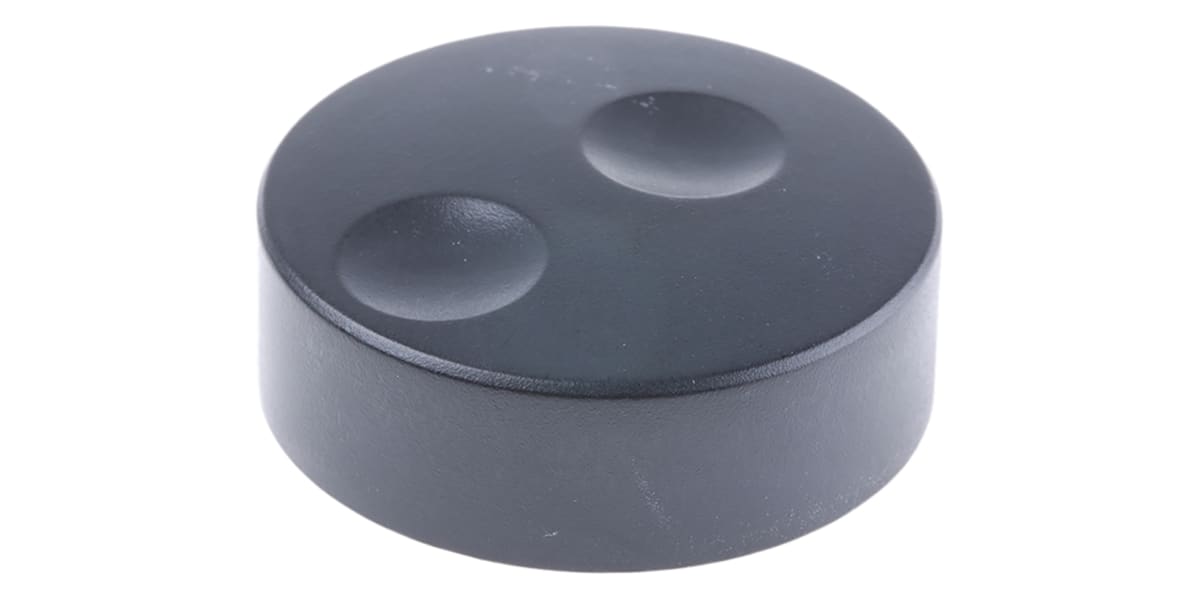 Product image for Encoder knob black 6mm splined