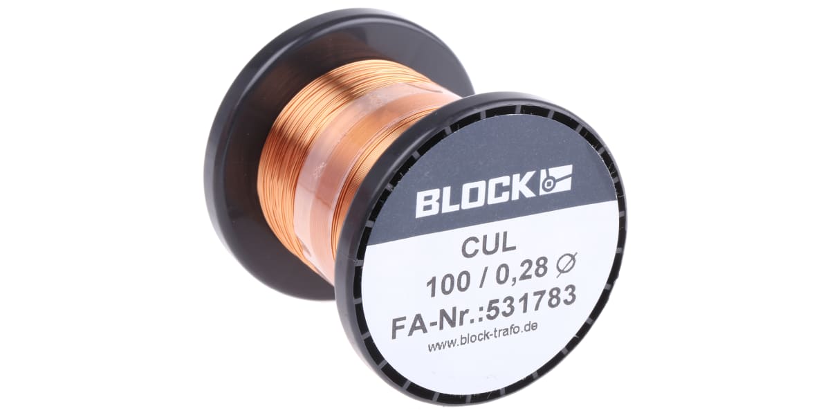 Product image for ENAMELLED COPPER WIRE 0,28MM 100GR