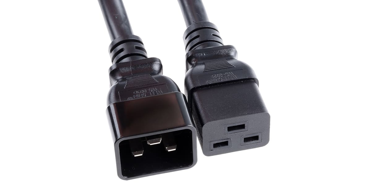 Product image for APC POWER CORD, C19 TO C20, 2.0M