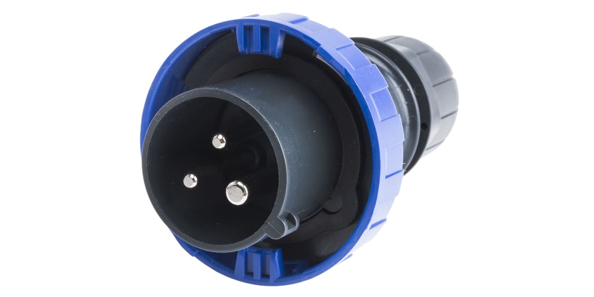 Product image for Industrial Power Conn.16A 240V 2P+E Plug