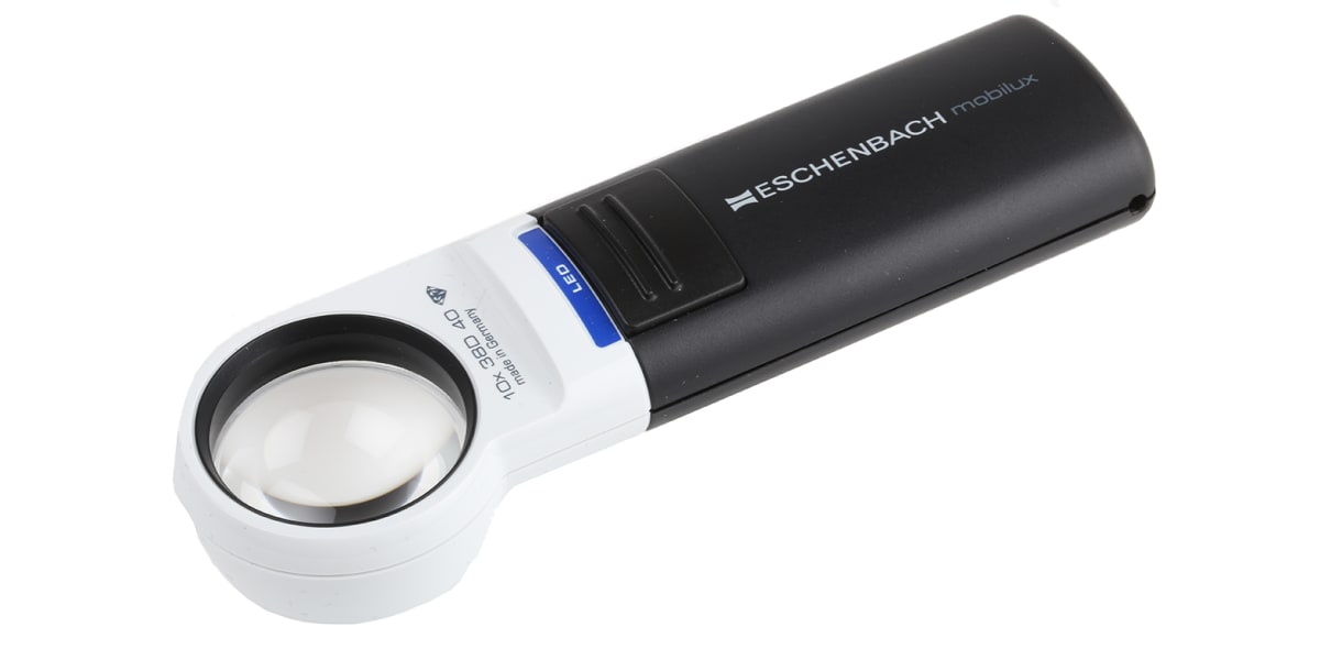 Product image for Eschenbach Illuminated  Magnifying Glass, 10 x Magnification, 35mm Diameter