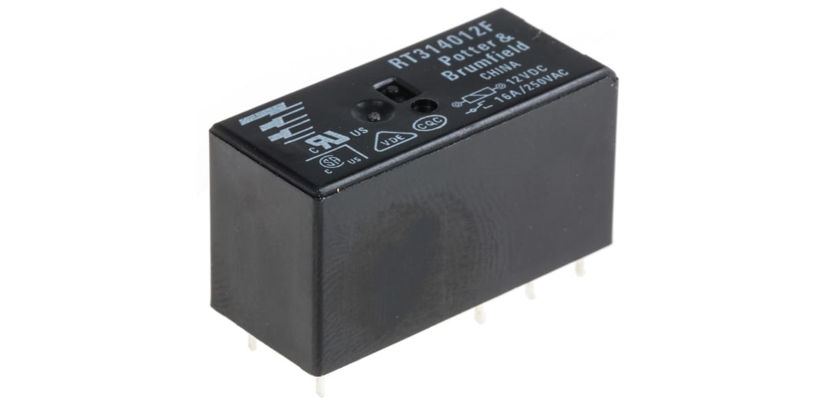 Product image for Relay,E-Mech,GenPurp,SPDT,Cur-Rtg16A