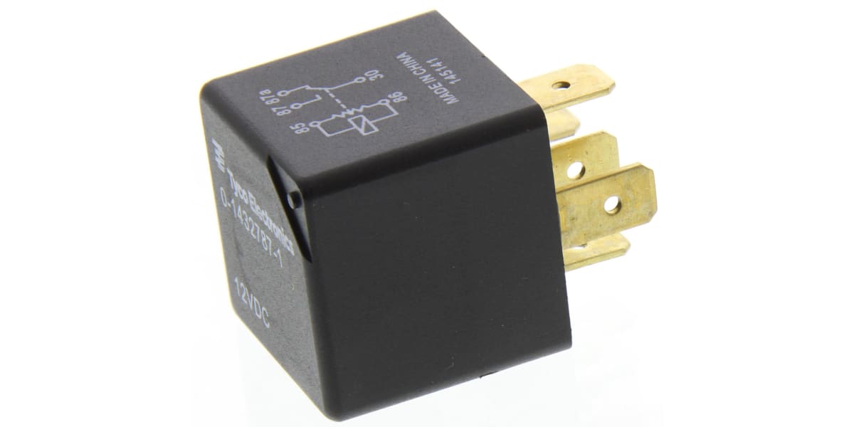 TE Connectivity, 12V dc Coil Automotive Relay SPDT, 30A Switching Current  Plug In Single Pole, 1432787-1 - RS Components Vietnam
