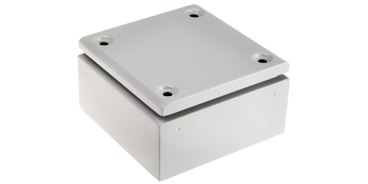 Product image for IP66 Mild Steel enclosure 150x150x80mm