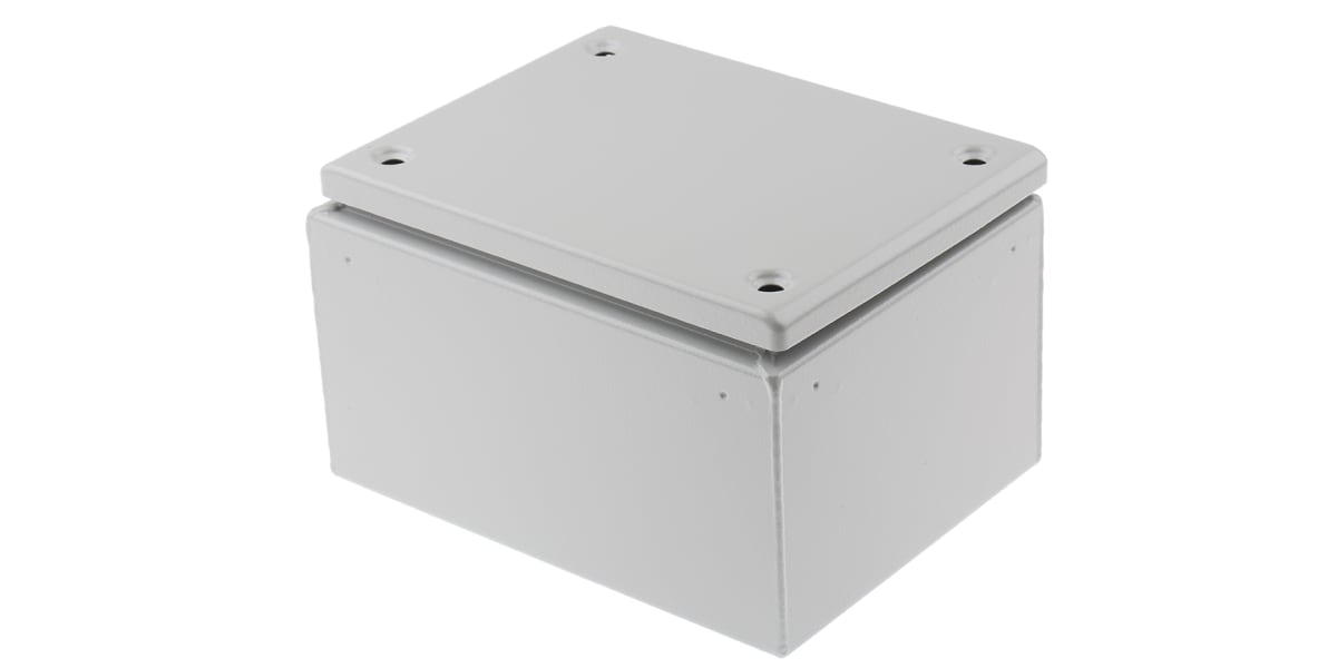 Product image for IP66 Mild Steel enclosure 150x200x120mm