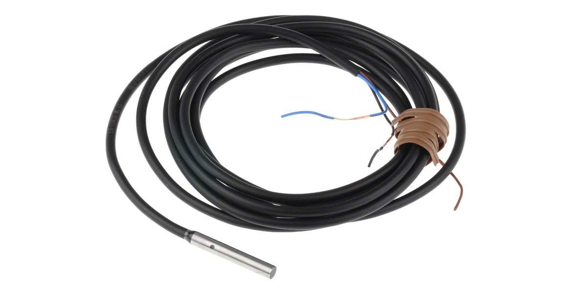 Product image for Inductive sensor 4mm dia Sr 1.2mm NPN 2m