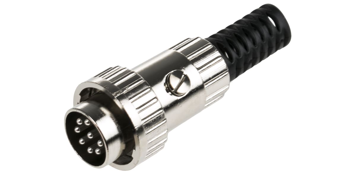 Product image for 8 way 270 deg metal twistlock cable plug