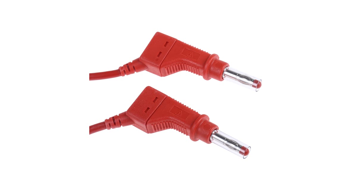 Product image for 4mm test lead, red,2m