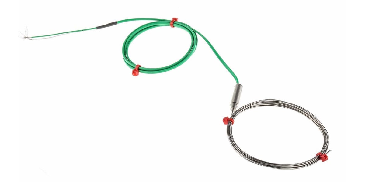 Product image for Type K insulated thermocouple,1.0x2000mm