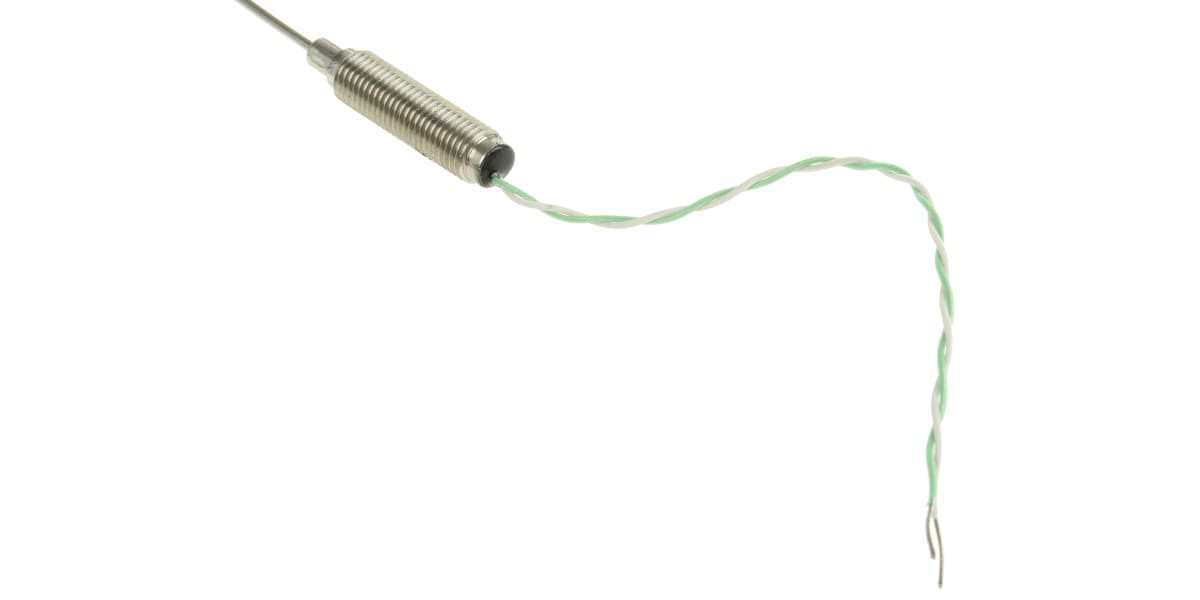 Product image for K s/steel sheath thermocouple,1.5mmx2m