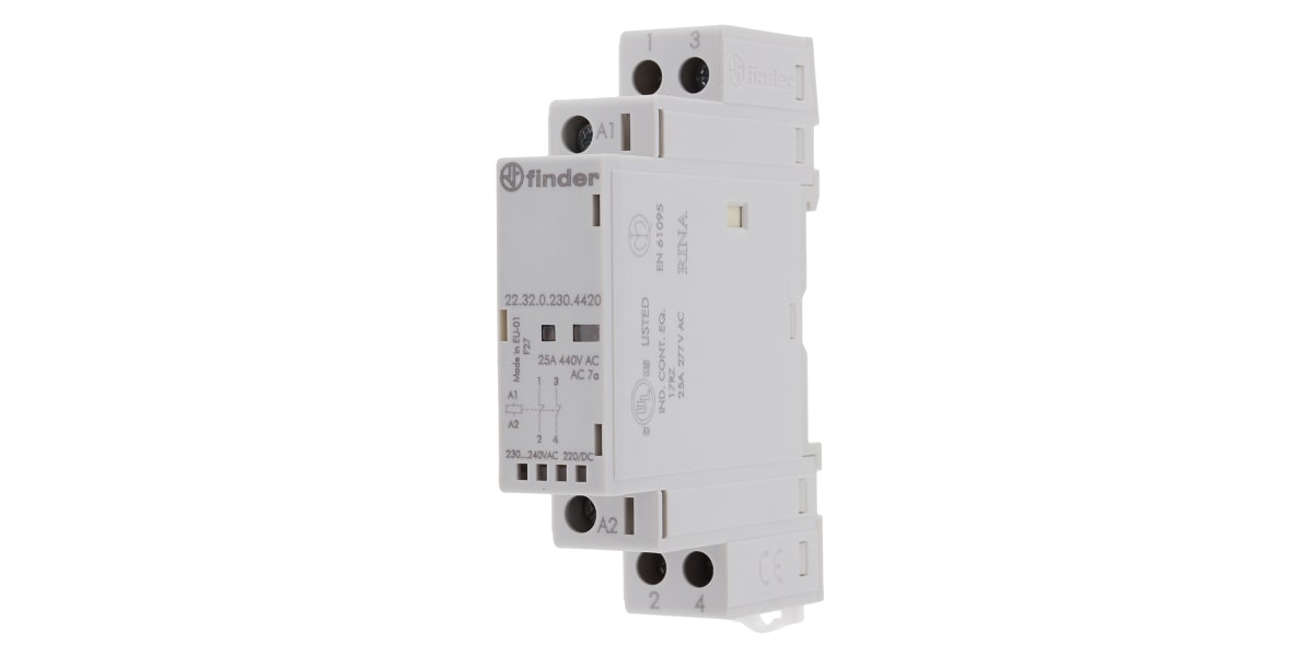 Product image for Modular contactor 2NC 25A 230V ac/dc