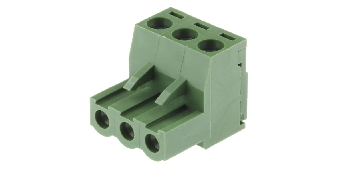 Product image for 3 way 5.08mm terminal block Plug