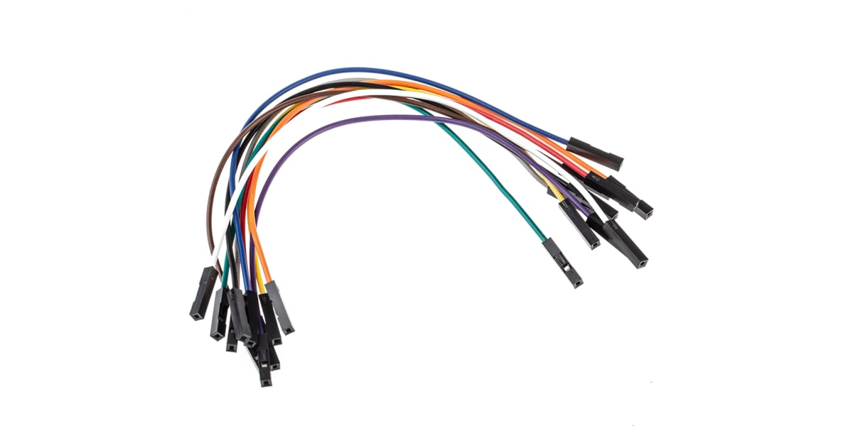 Product image for MIKROE-511, 10 piece Breadboard Jumper Wire Kit