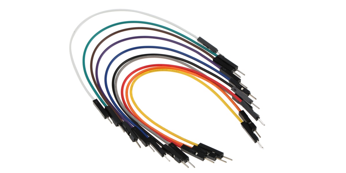 Product image for MIKROE-513, 10 piece Breadboard Jumper Wire Kit