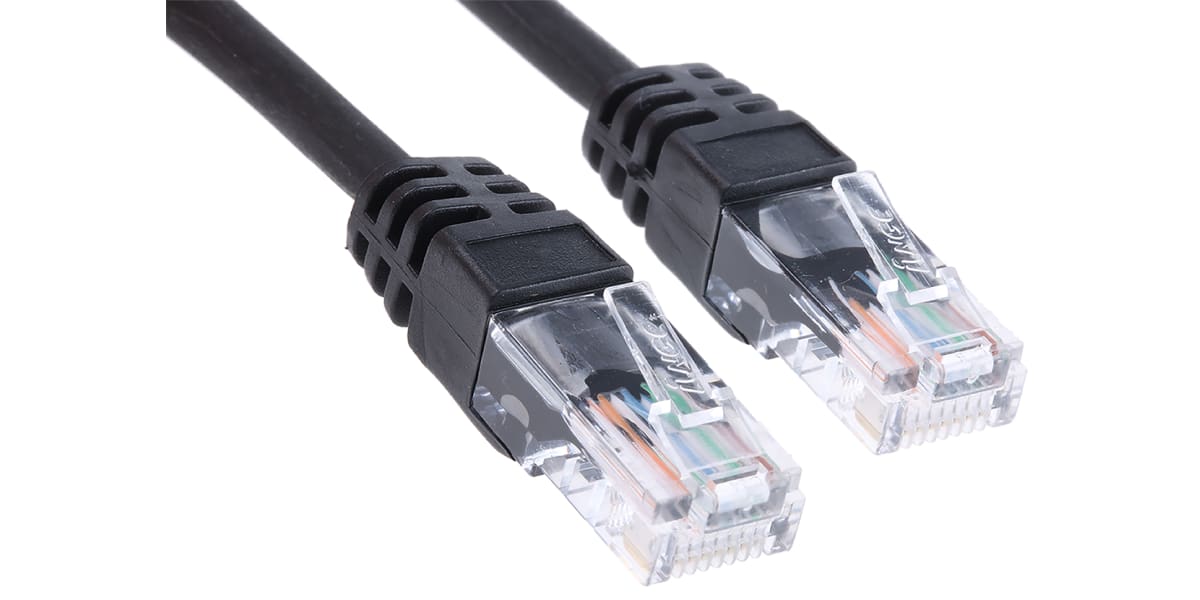 Product image for Patch cord Cat5e UTP LSZH Black 20m