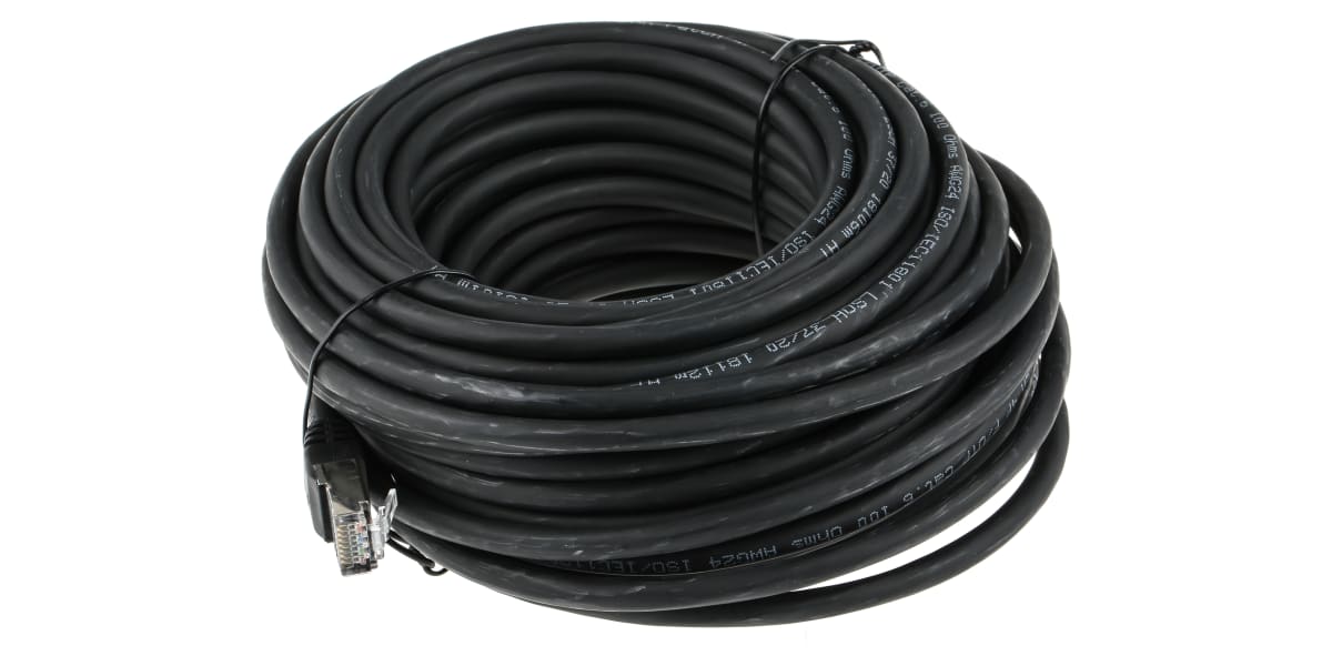 Product image for Patch cord Cat6 FTP LSZH Black 15m