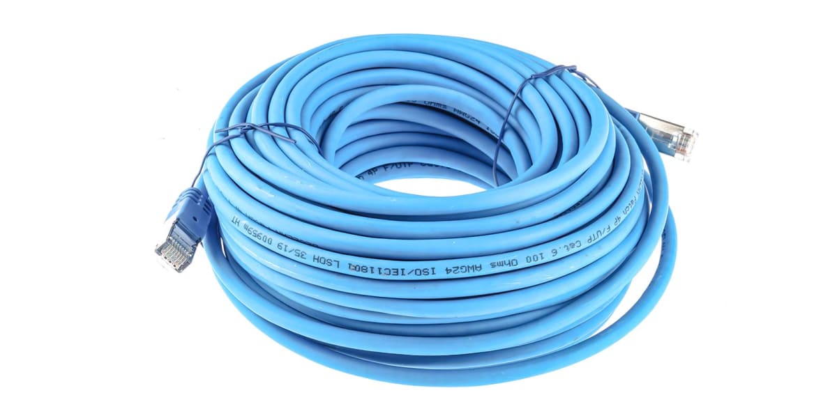 Product image for Patch cord Cat6 FTP LSZH Blue 20m