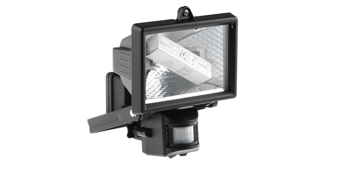 Halogen pir floodlight 120w hotsell black