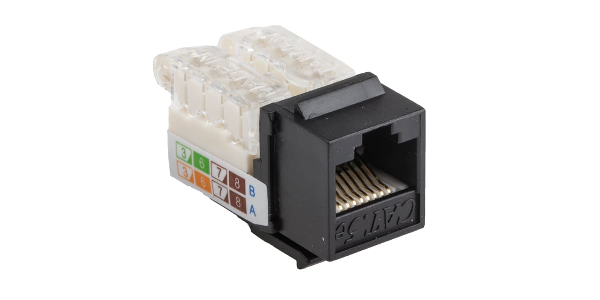 Product image for Cat5e RJ45 UTP punch free jack