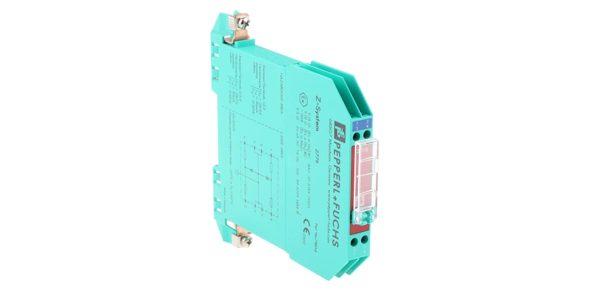 Product image for ZENER BARRIER Z778 2-CHANNEL 50MA 26.5V