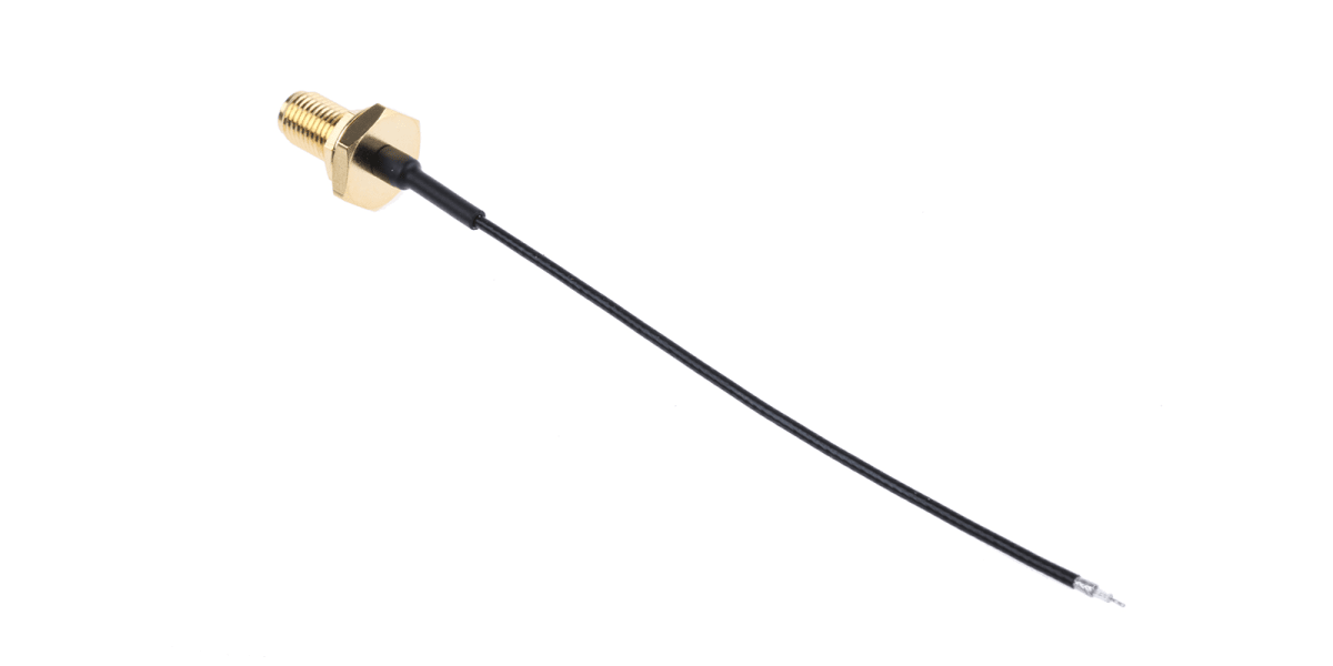 Product image for SMA open ended cable assembly,IP67,100mm