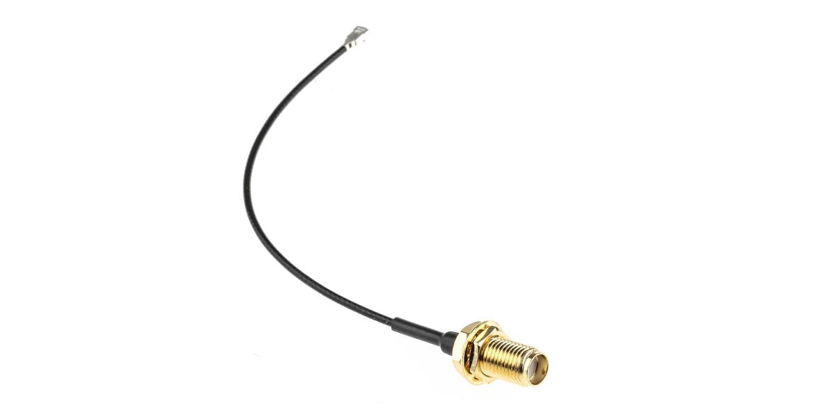 Product image for SMA - UFL RF coax cable assembly, 100mm