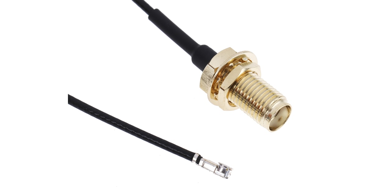 Product image for SMA - UFL RF coax cable assembly, 150mm