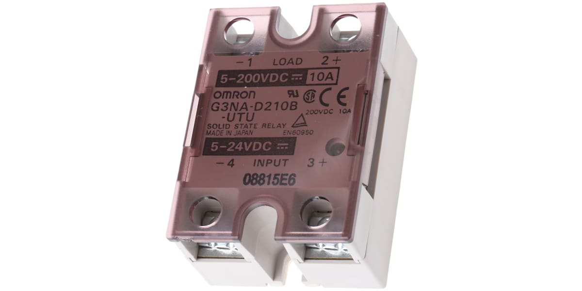 Product image for SSR, plug-in, 5-pin, 1-pole, 10A, 220VDC