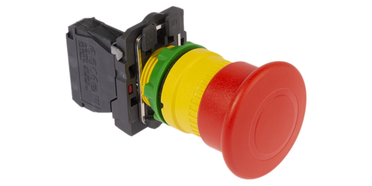 Product image for EMERGENCY STOP 40MM PULL RELEASE RED 1NC