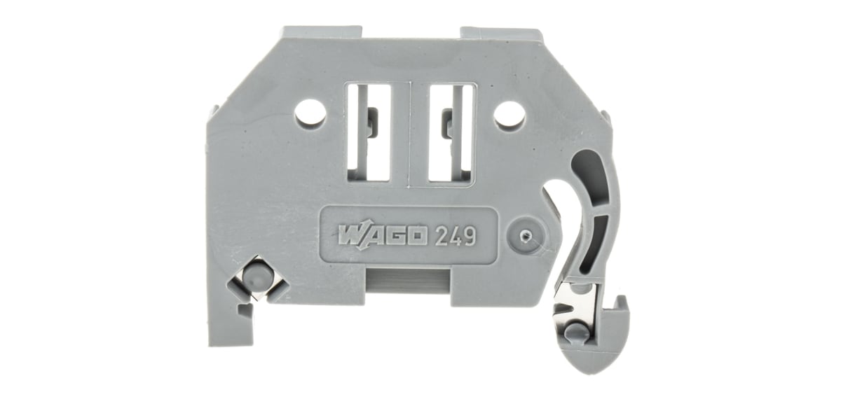 Product image for Screwless end stop 6mm wide