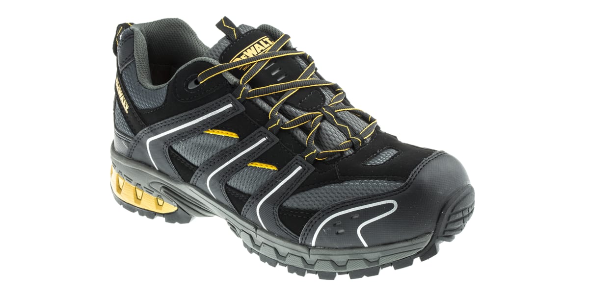 DeWALT Cutter Mens Black Toe Capped Safety Trainers, UK EU - RS Components Vietnam