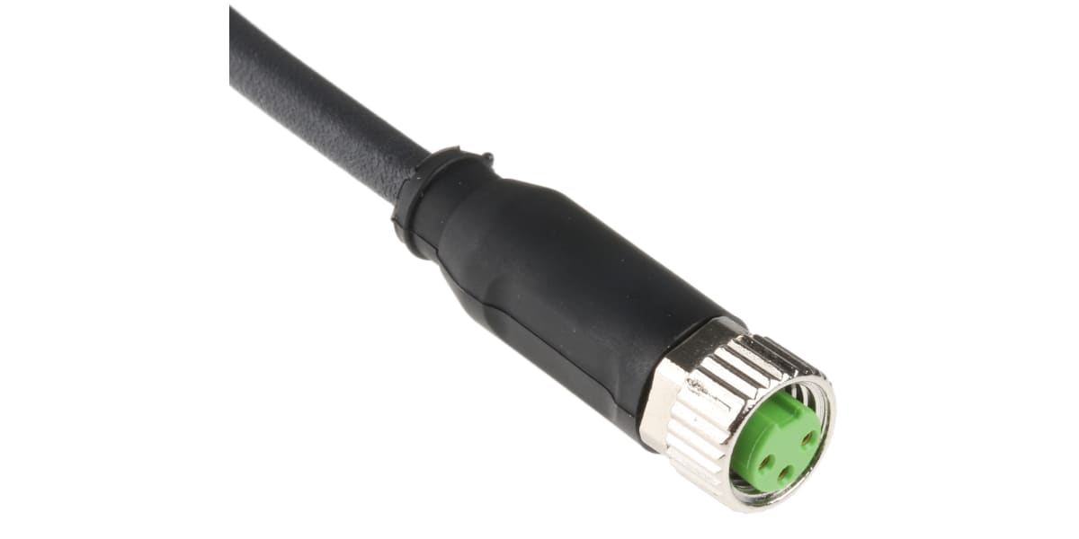 Product image for M8 FEMALE CONNECTOR,CABLE 10M,3W