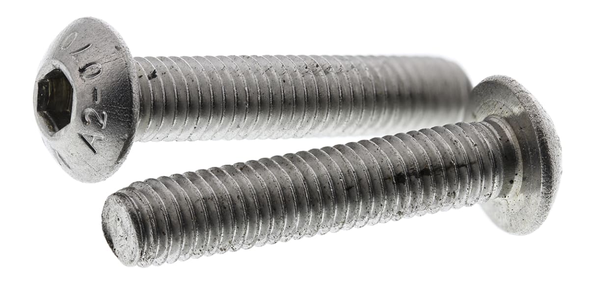 Product image for A2 S/Steel skt button head screw,M5x25mm