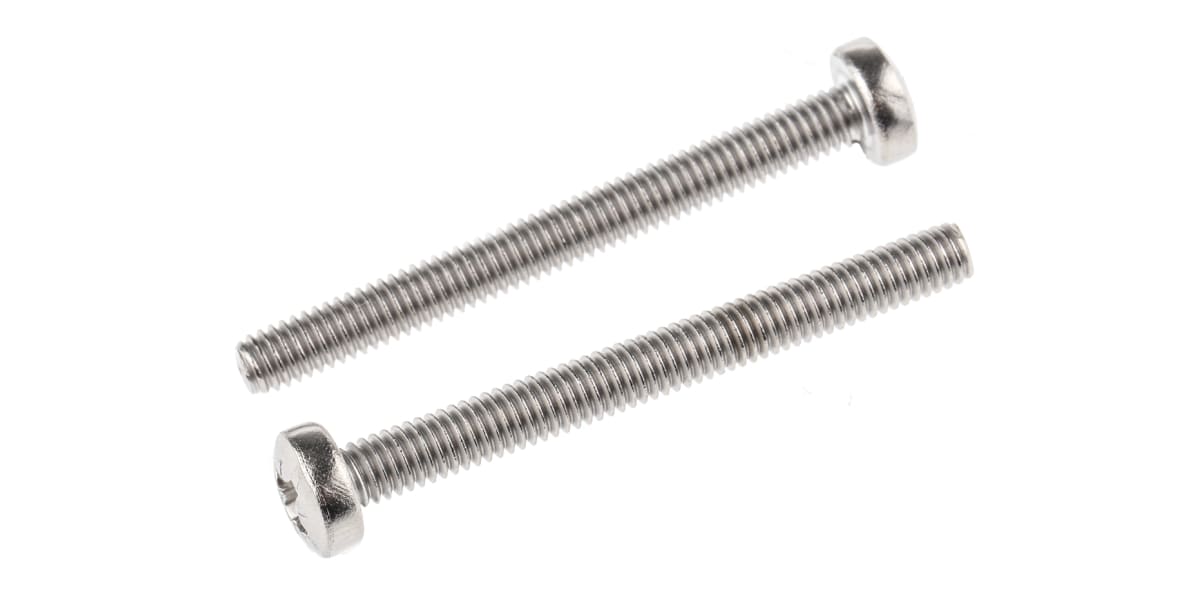 Product image for A2 S/Steel cross pan head screw,M4x40mm