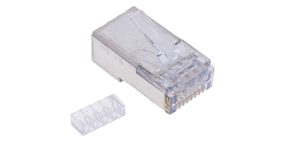 Product image for Cat6 RJ45 shielded modular plug, 8/8