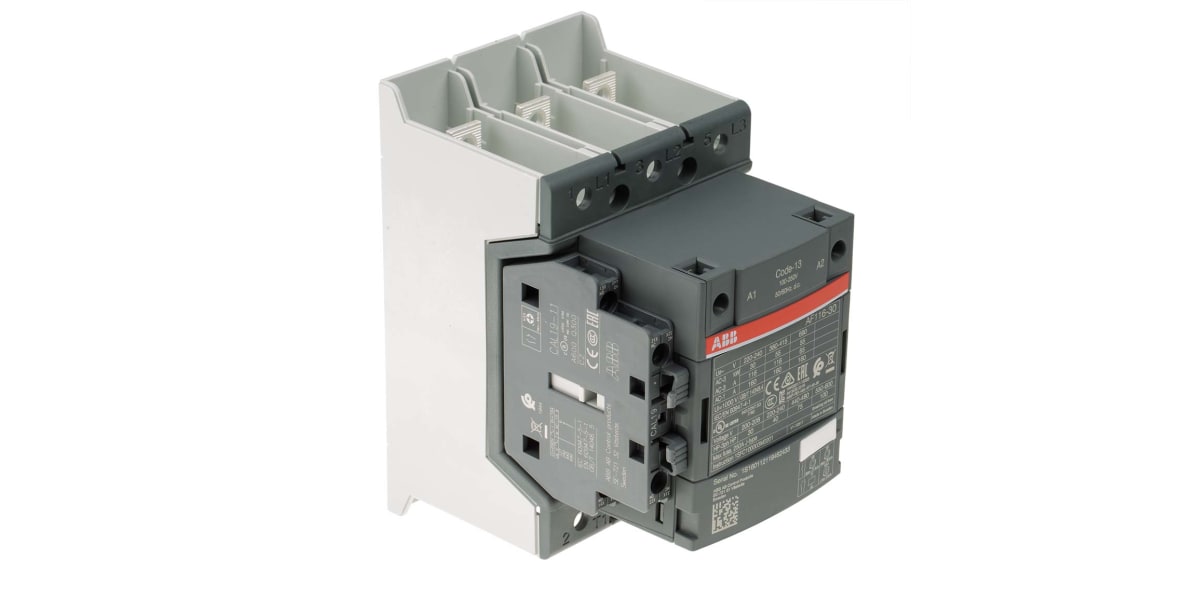 Product image for 3 Pole 116A 100-250V50/60HZ-DC Contactor