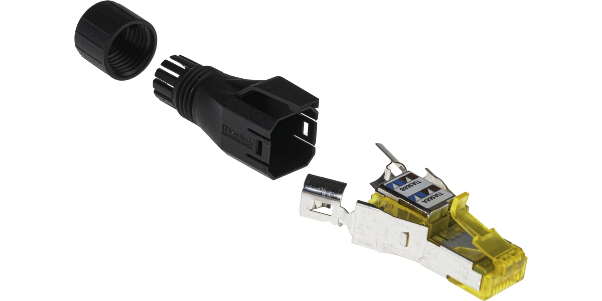 Product image for Phoenix Contact, VS-08, Male Cat6a RJ45 Connector