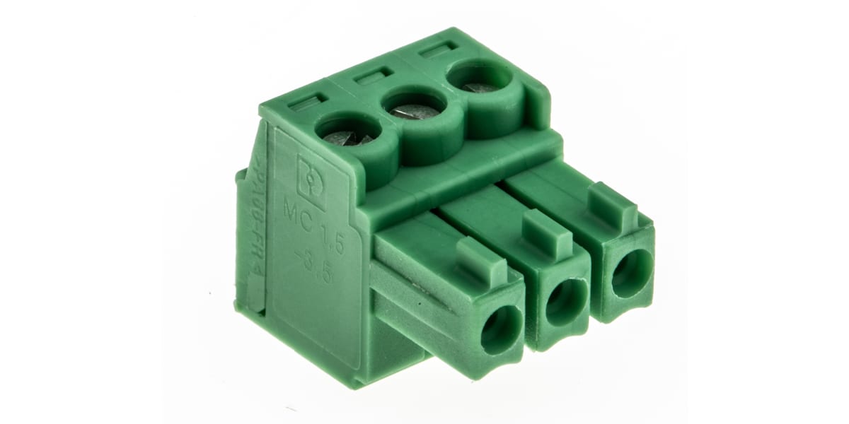 Product image for MINI PLUG-IN CONNECTOR, 3.5MM, 3 WAY