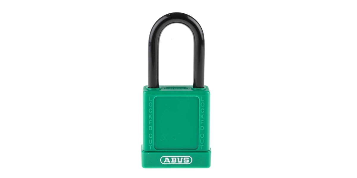 Product image for Green Non Conductive Safety Padlock,Std.