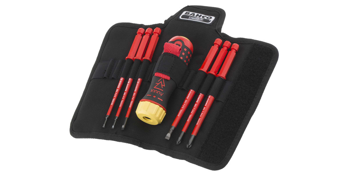 Product image for Ratchet ScrewDriver Set 6pc 1000V PH/SL