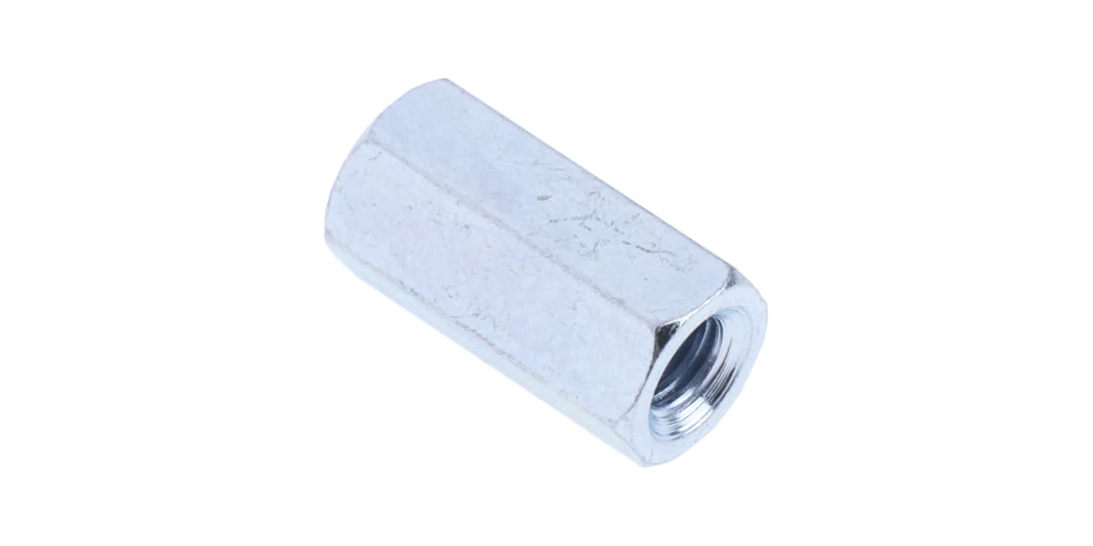 Product image for Threaded spacer,mild steel,M3x10mm,F/F