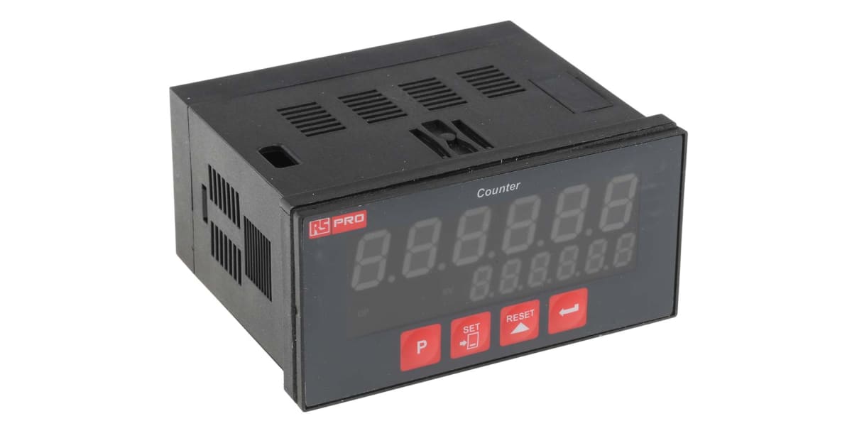 Product image for Counter, 6 Digit, 96x48, 24V