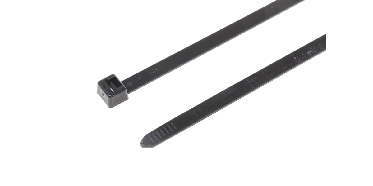 Product image for T120M Bk Cable Tie Heat Stab-460x7.6mm