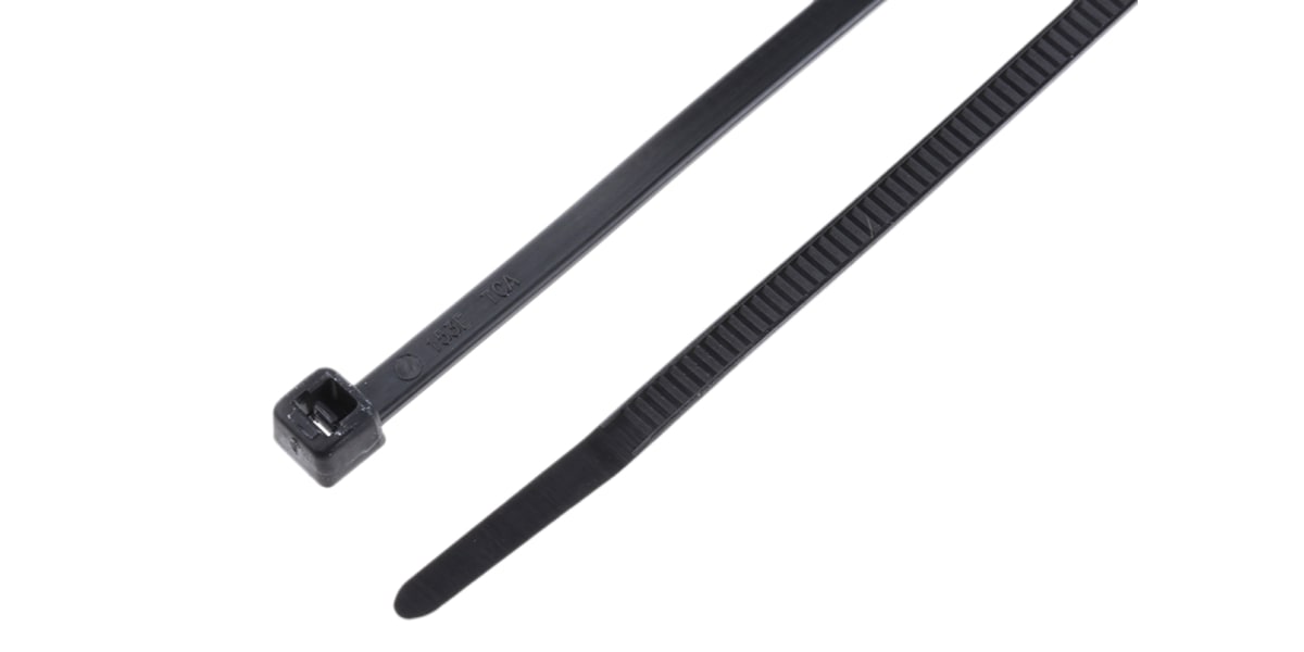 Product image for T30R Bk Cable Tie Heat Stab -150x3.6mm