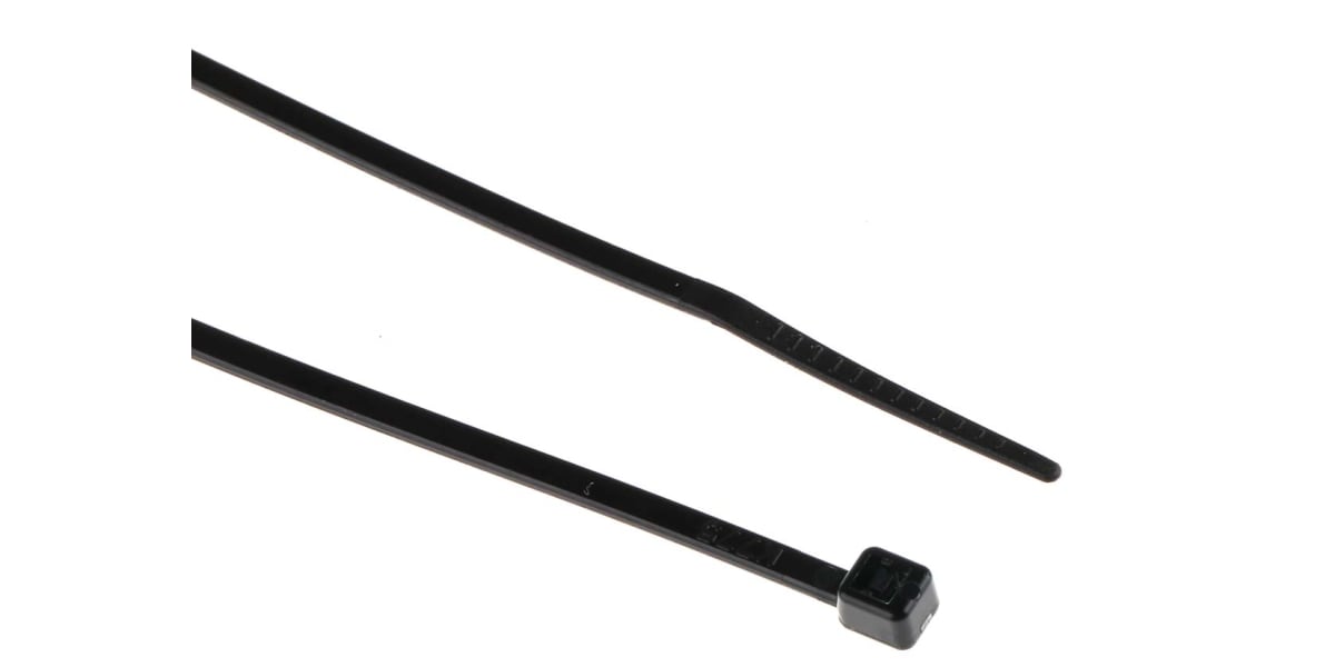 Product image for Cable Tie 142x2.5 Black heat stabilised